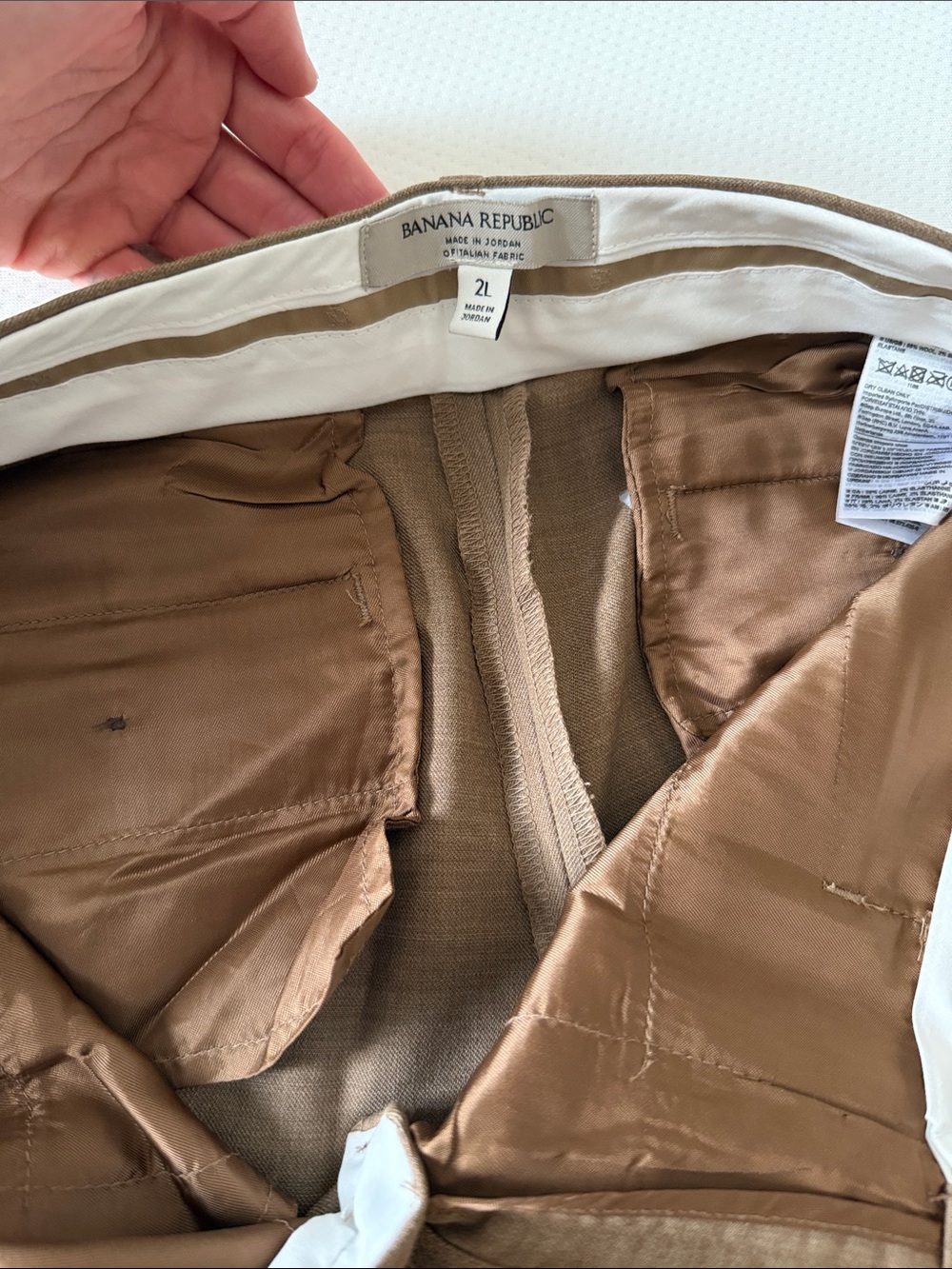 Banana Republic Women’s Tan Business Pants Size 2 Long - Picture 5 of 5